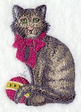 Victorian Christmas Cat
