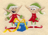 Elves Wrapping Gifts