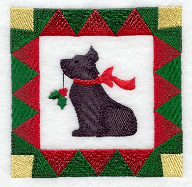Christmas Scottie Dog