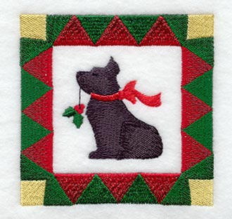 Christmas Scottie Dog
