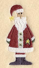 Country Santa with Star