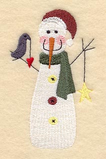 Cheerful Country Snowman