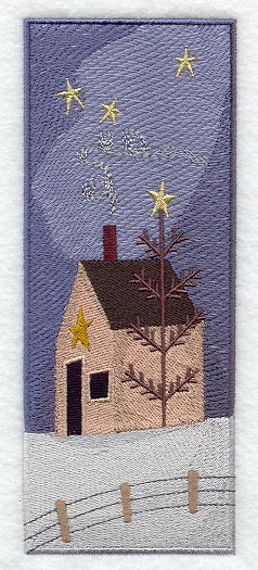 Country Christmas Panel 3