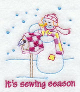 It's Sewing Season Snowlady