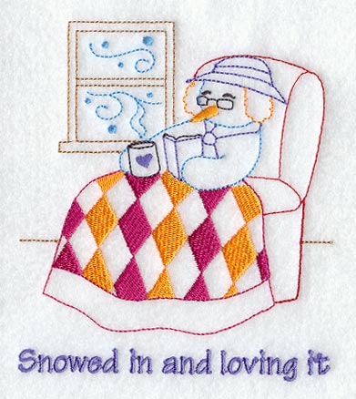 Snowed In and Loving It Snowlady