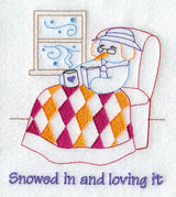 Snowed In and Loving It Snowlady