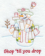 Shop 'Til You Drop Snowlady