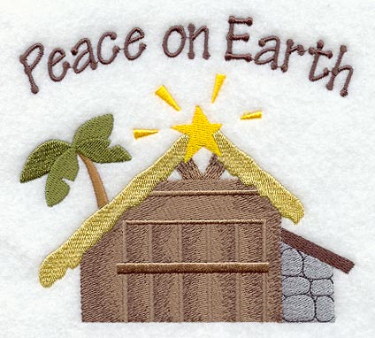 Peace on Earth Saltbox Stable