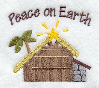 Peace on Earth Saltbox Stable