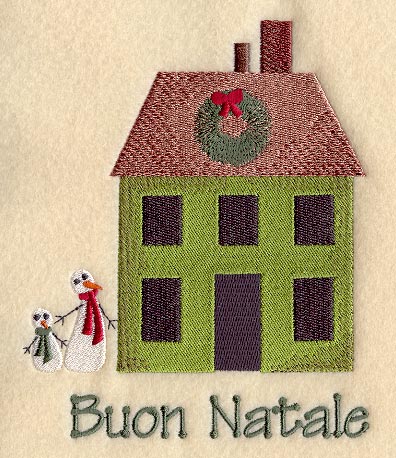 Buon Natale Saltbox House (Italian)