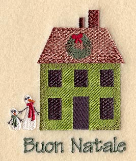 Buon Natale Saltbox House (Italian)