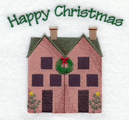Happy Christmas Saltbox House (English)