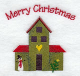 Merry Christmas Saltbox House (English)