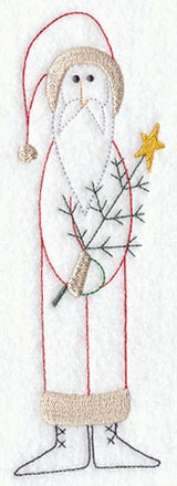 Slim Santa with Tree