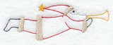 Trumpeting Santa