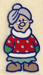 Polka Dot Mrs. Claus