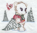 Bear Finds a Christmas Tree (Vintage)
