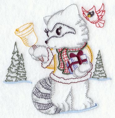 Raccoon Rings a Bell (Vintage)