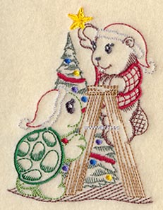 Turtle and Beaver Decorate the Tree (Vintage)