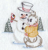 Ferret Makes a Snowman (Vintage)