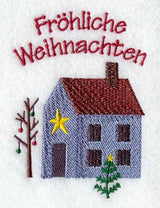 Frohliche Weihnachten Saltbox House (German)