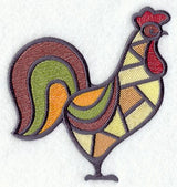 Stained Glass Rooster