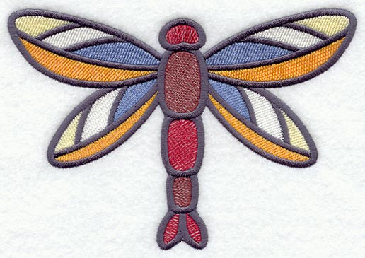 Stained Glass Dragonfly