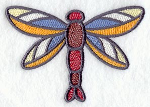 Stained Glass Dragonfly