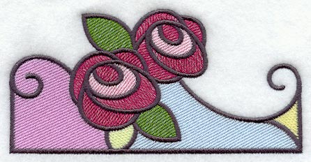 Arts and Crafts Roses Border