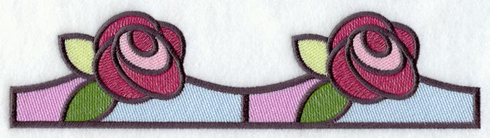 Arts and Crafts Roses Border