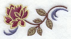 Arts and Crafts Flowers Border