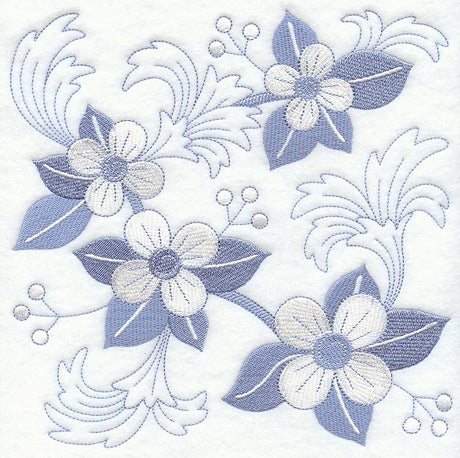 Out-of-the-Blue Flower Square