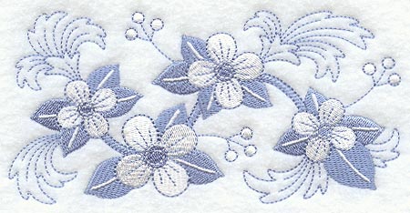 Out-of-the-Blue Flower Border