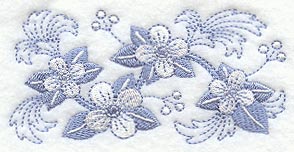 Out-of-the-Blue Flower Border