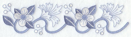 Out-of-the-Blue Flower Border