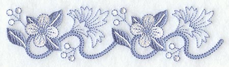 Out-of-the-Blue Flower Border