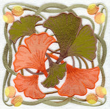 Ginkgo Leaf Square