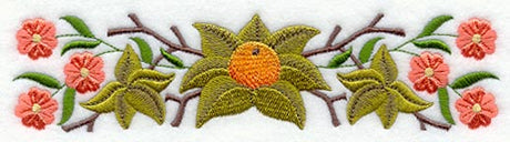 Flowing Floral Border