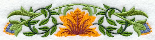 Bursting Blooms Border