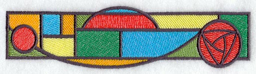 Arts and Crafts Stained Glass Border