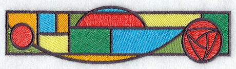 Arts and Crafts Stained Glass Border