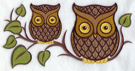 Retro Owl & Owlet