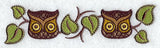 Retro Owl Border