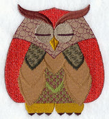 Retro Patchwork Owl