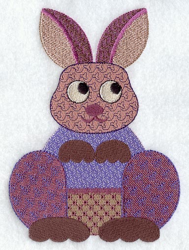 Retro Patchwork Bunny