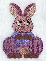Retro Patchwork Bunny