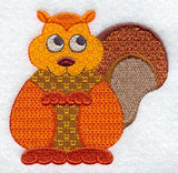 Retro Patchwork Squirrel