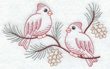 Vintage-Stitch Cardinal Duo