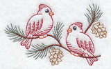 Vintage-Stitch Cardinal Duo