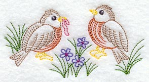Vintage-Stitch Robin Duo